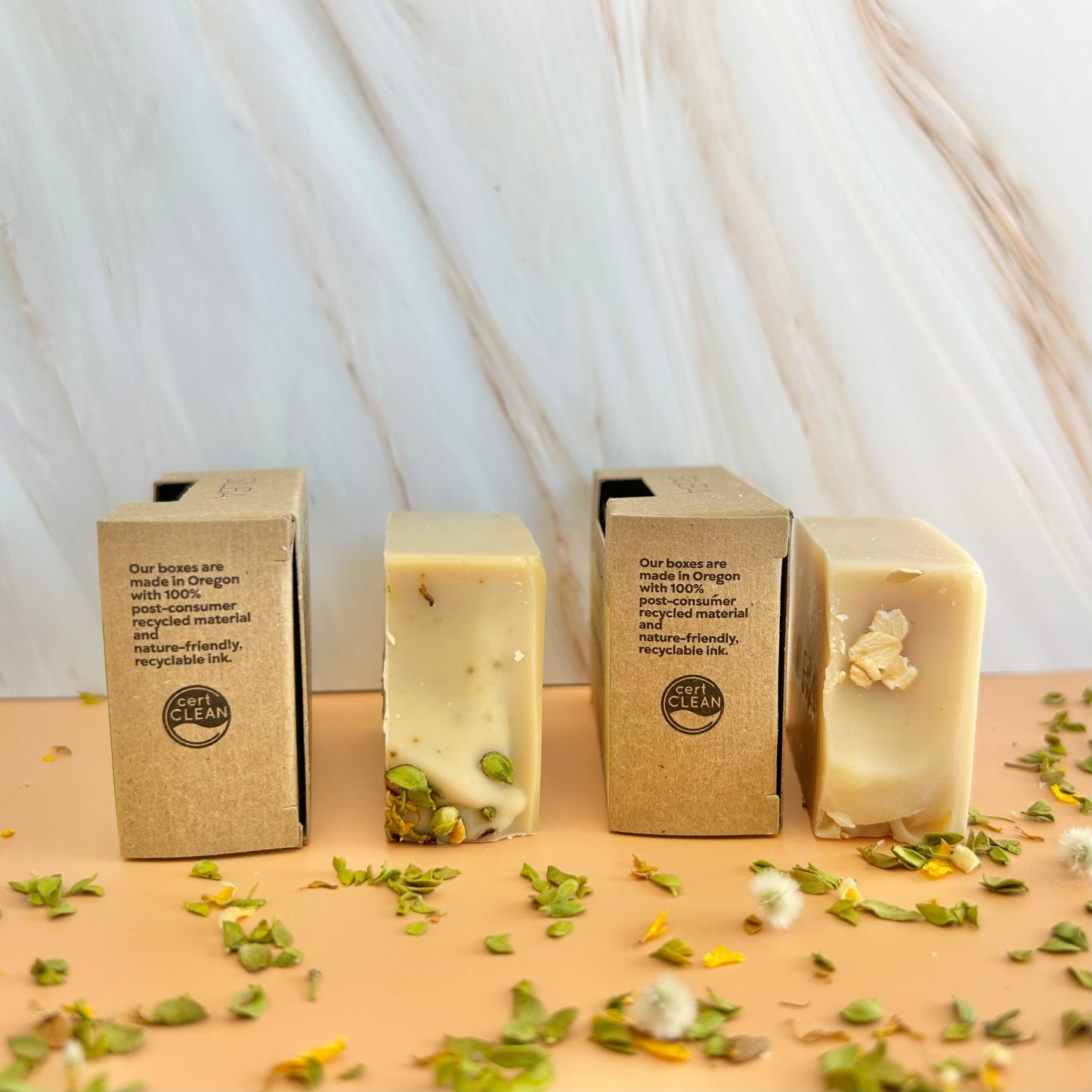 Desert Creosote Soap with packaging information displayed