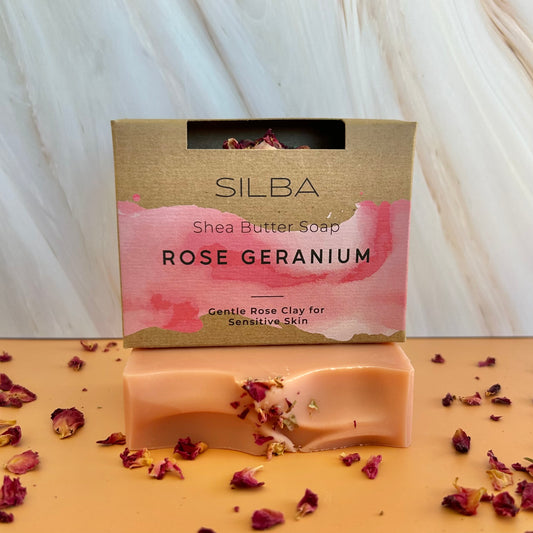 Rose Geranium Soap with box