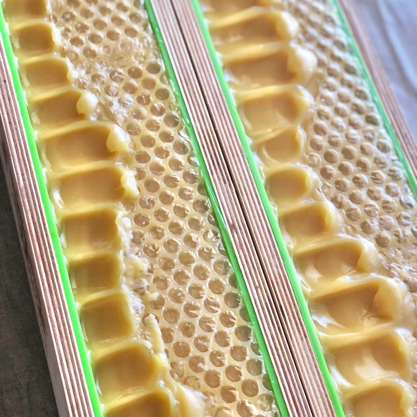 Honey Goat Milk Soap fresh poured