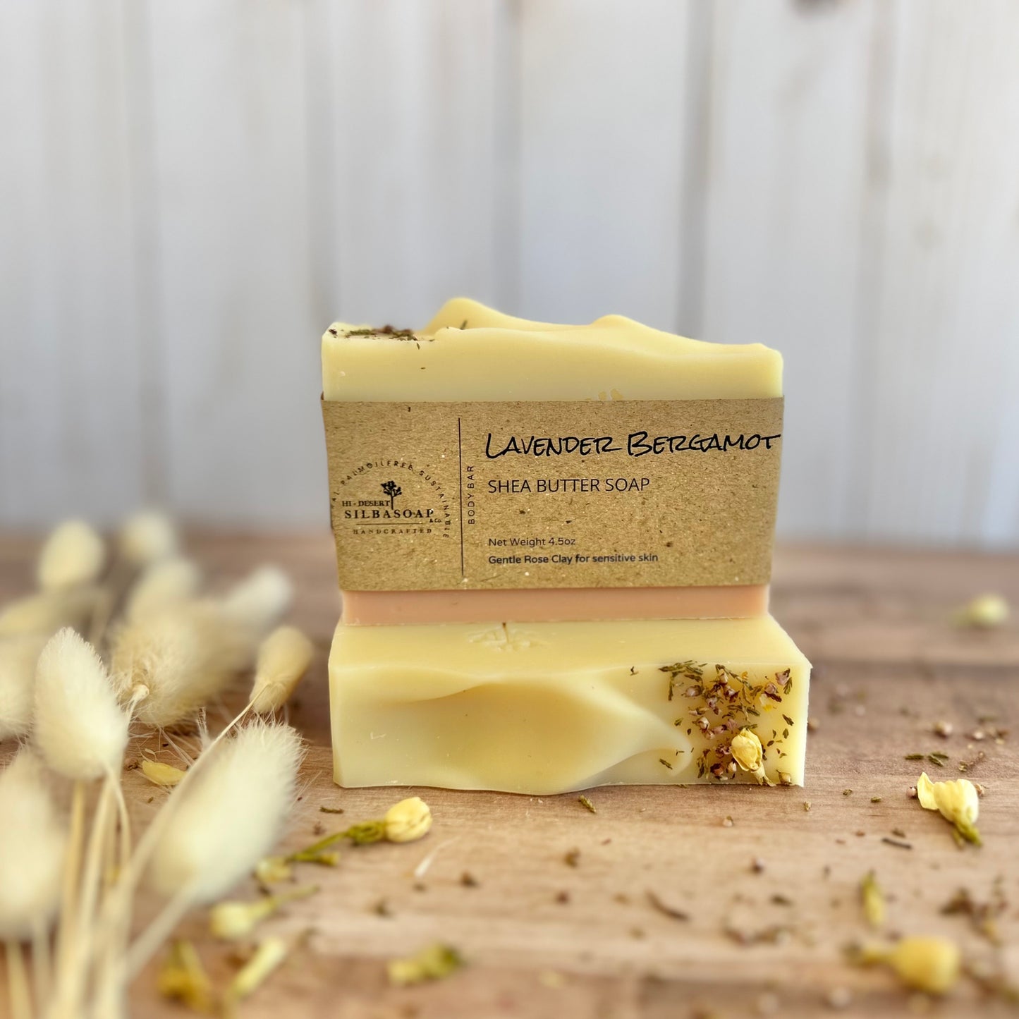 Lavender Bergamot Soap front view