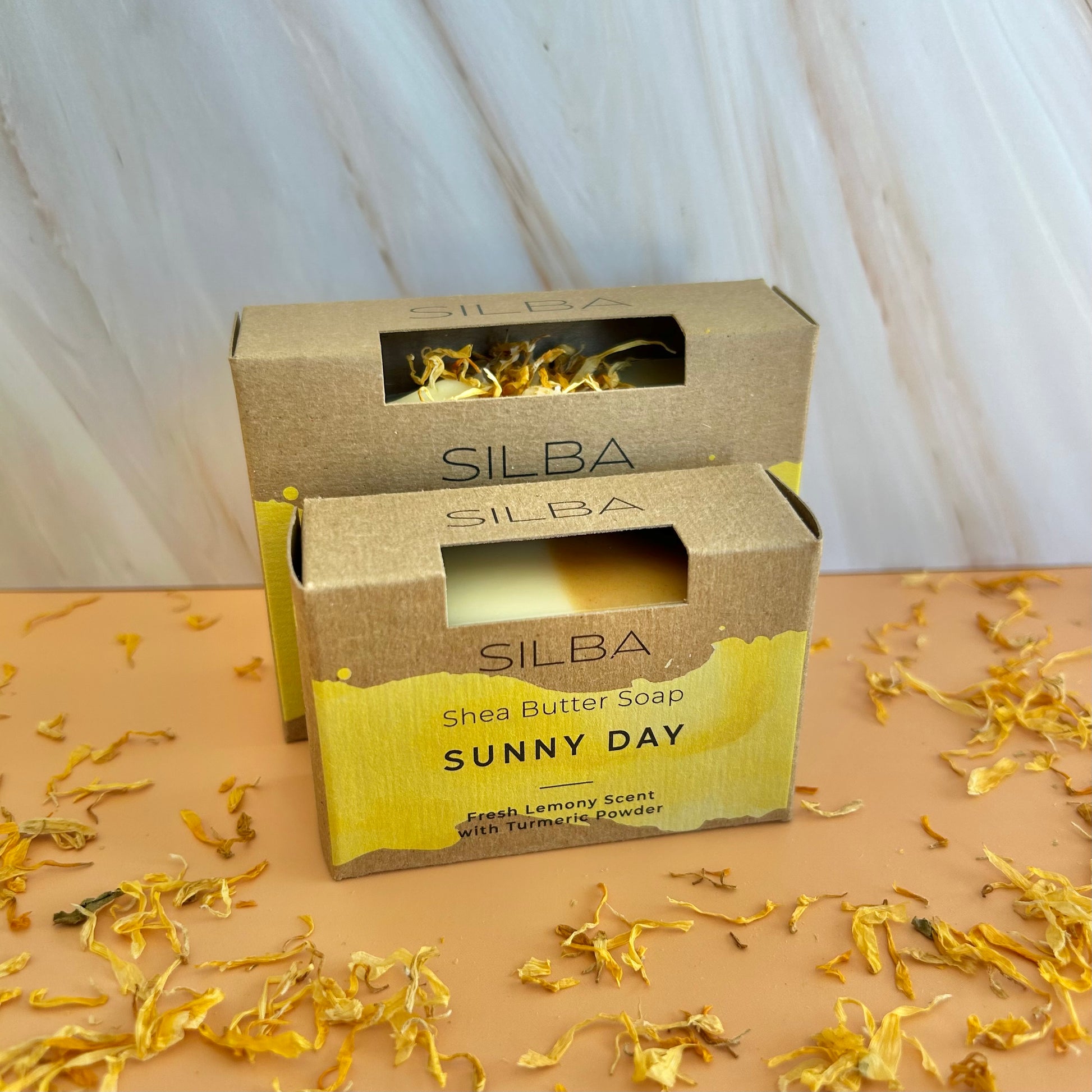 Sunny Day Soap half bar and full bar