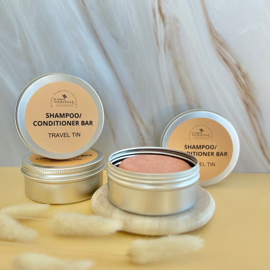 Shampoo & Conditioner Bar Travel Tin